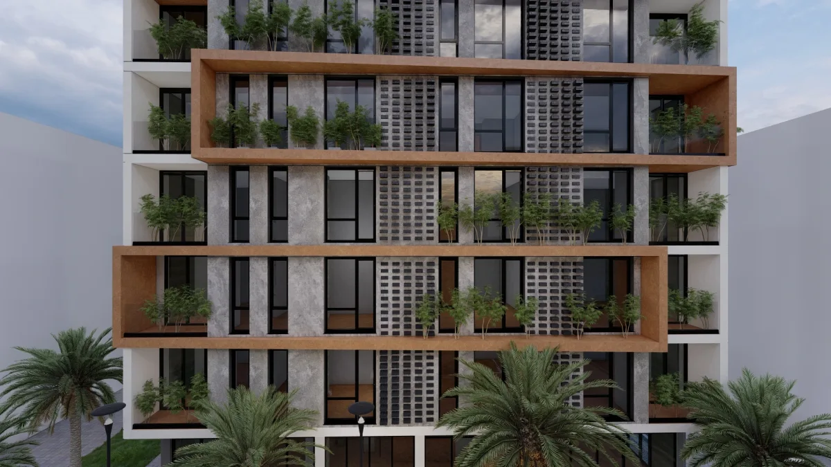 3D-Modellierung einer Wohn- und Quartierstruktur - Perspektive 26