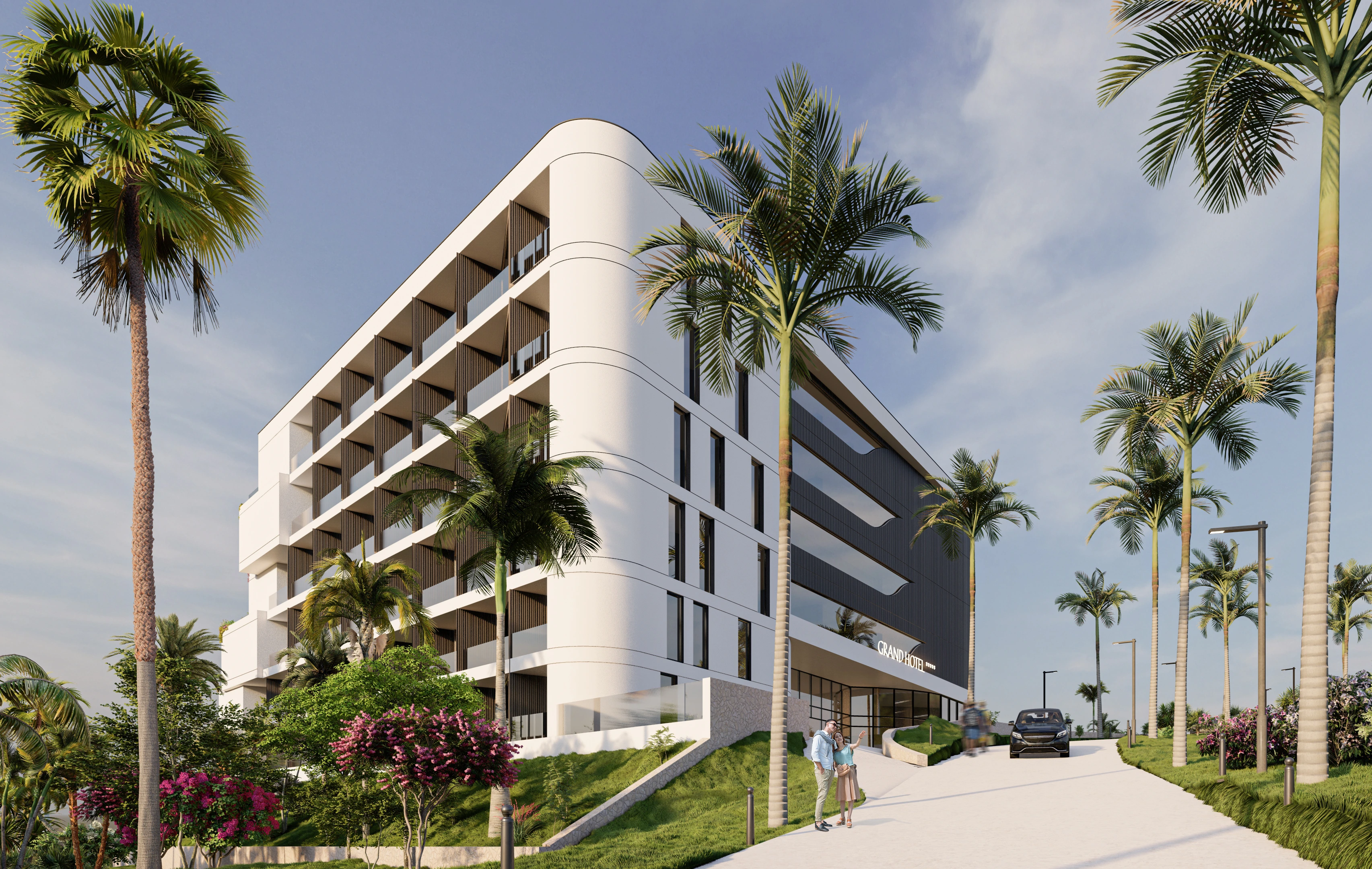Hotelvisualisierung eines Strandhotels - Perspektive 10