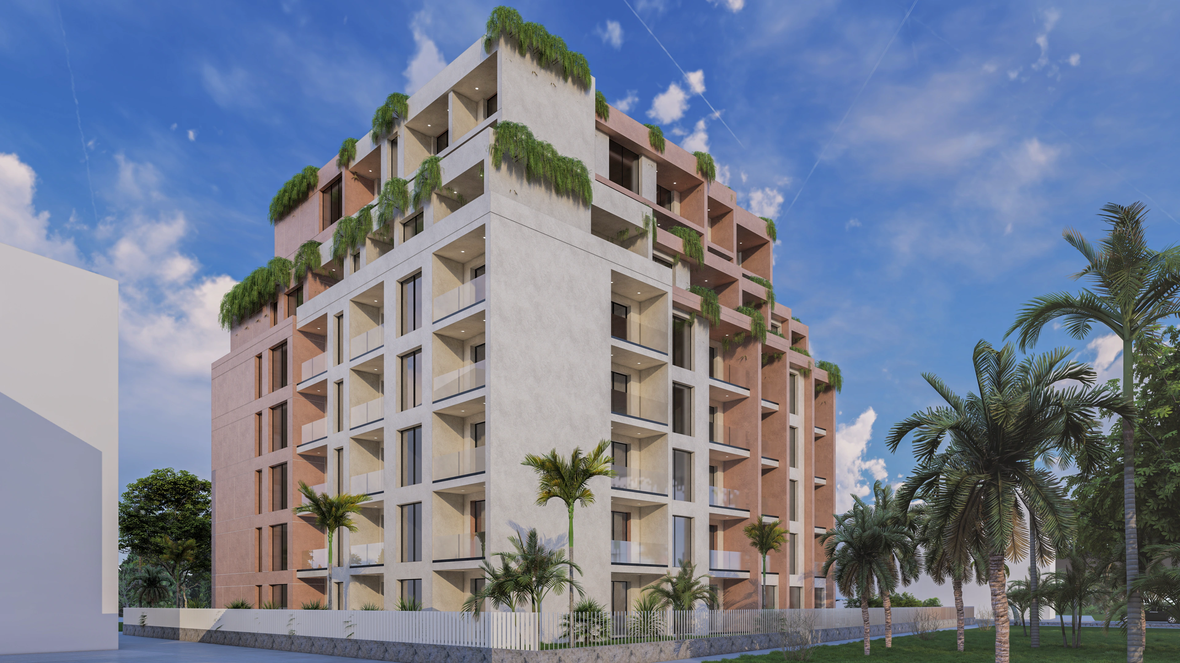 Hotelvisualisierung eines Apartmenthotels mit Pooldeck - Perspektive 31