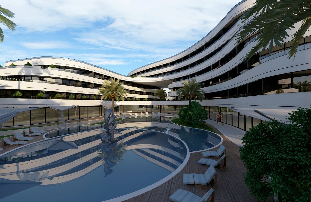 Hotelvisualisierung eines Alpenresorts - Perspektive 48