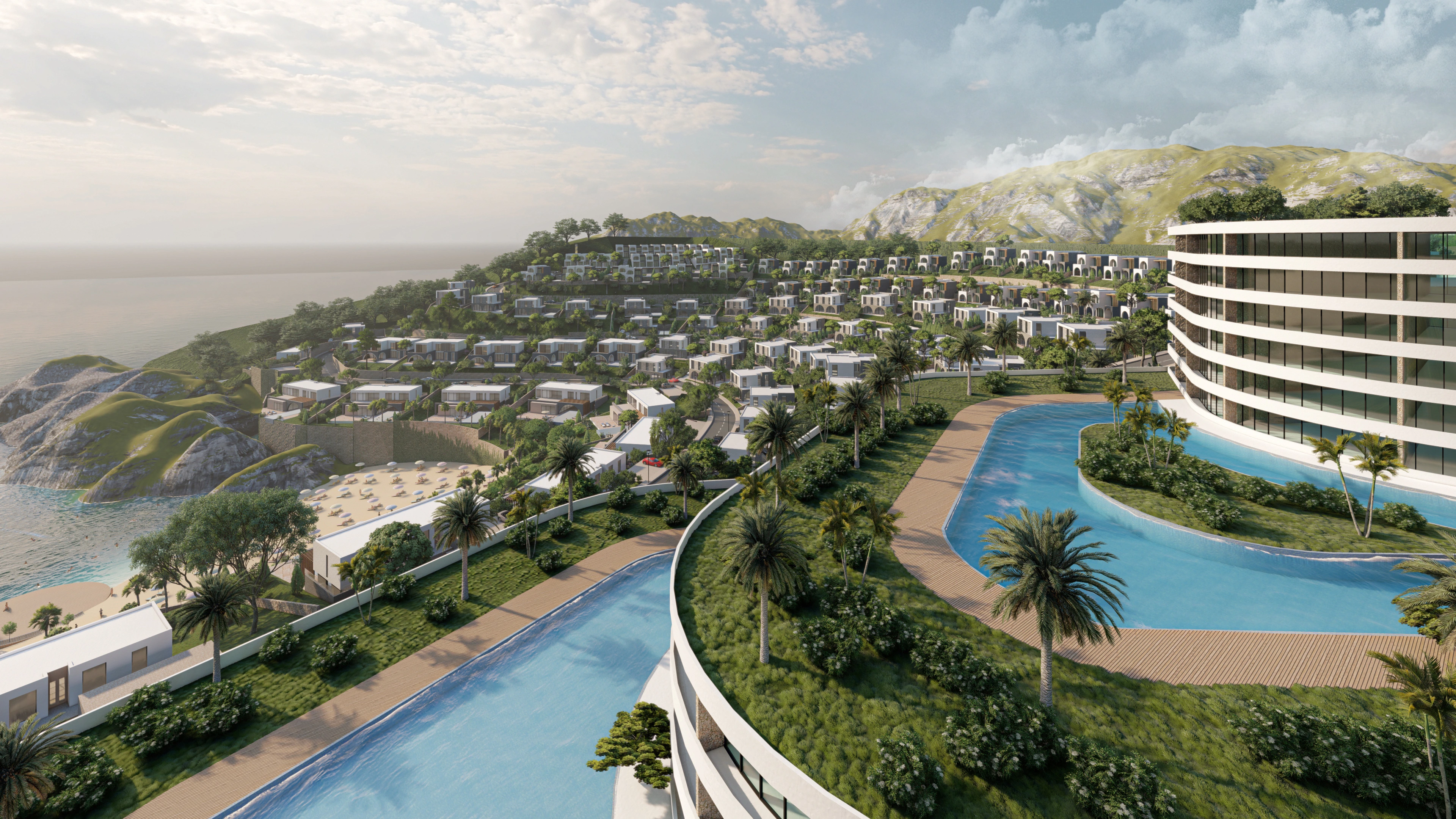 Hotelvisualisierung eines Alpenresorts - Perspektive 58