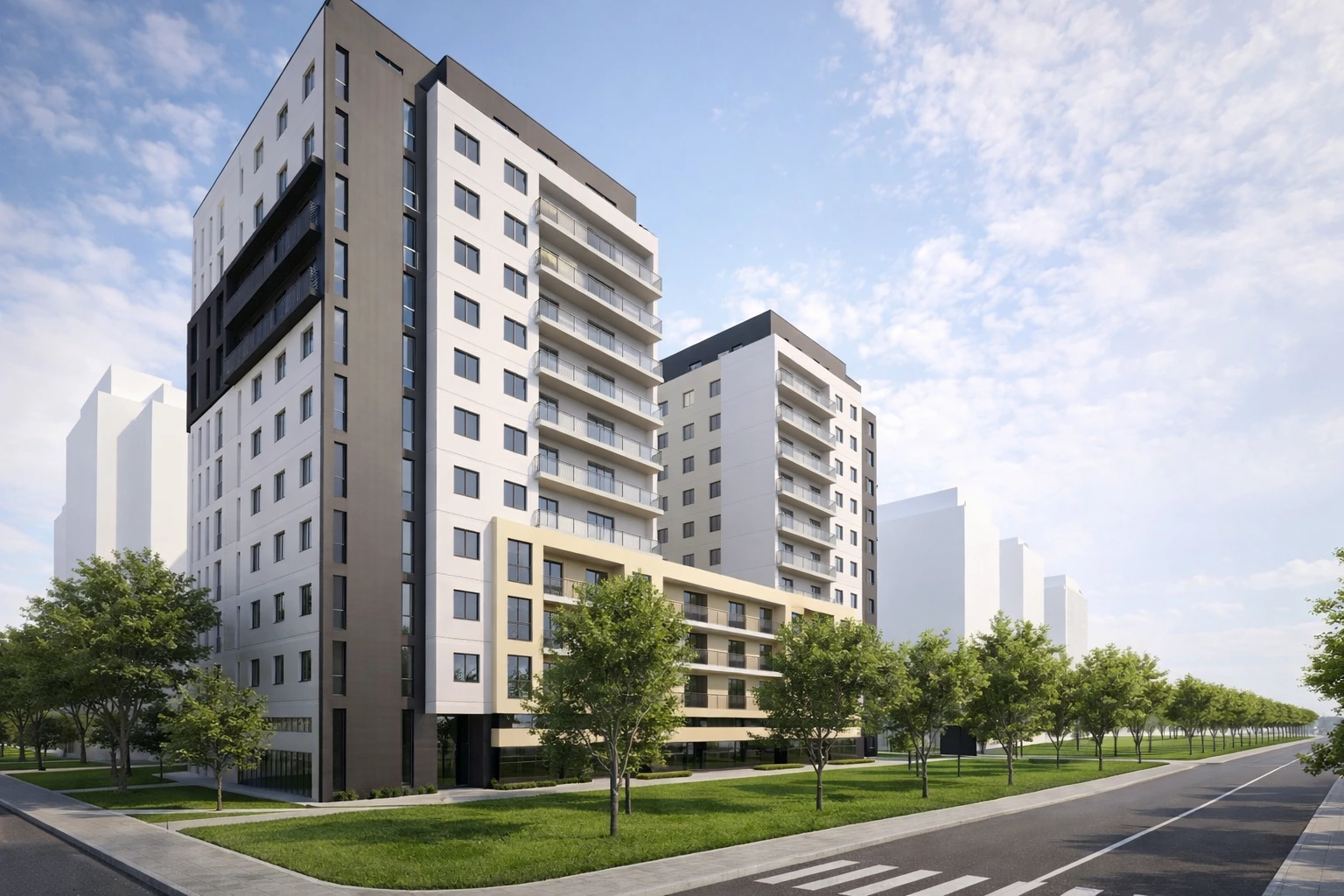 Hotelvisualisierung einer Hotelresidenz - Perspektive 94
