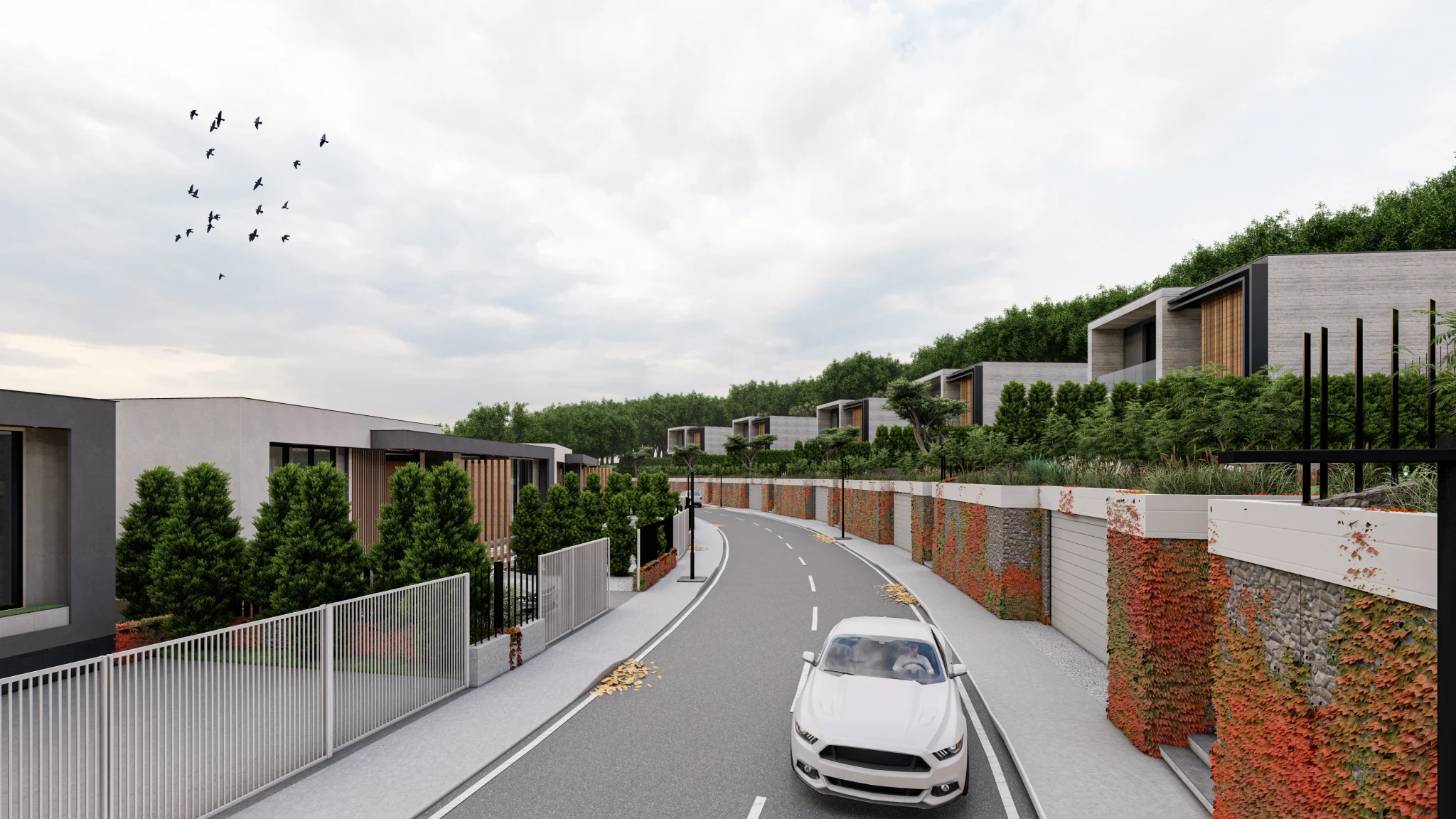Wohnhaus- und Villenvisualisierung - Perspektive 082