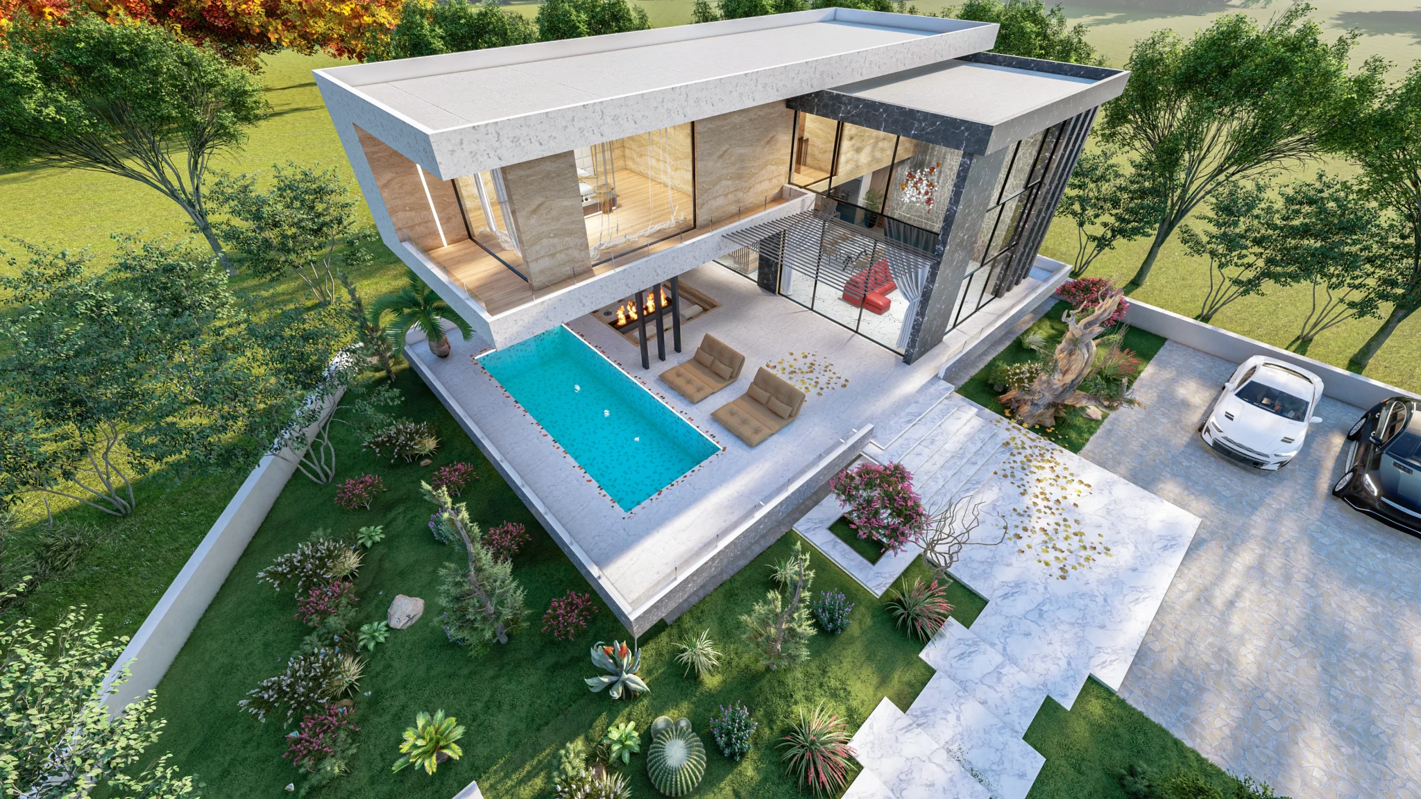 Wohnhaus- und Villenvisualisierung - Perspektive 100
