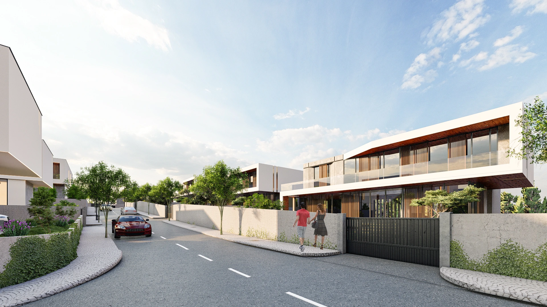 Wohnhaus- und Villenvisualisierung - Perspektive 145